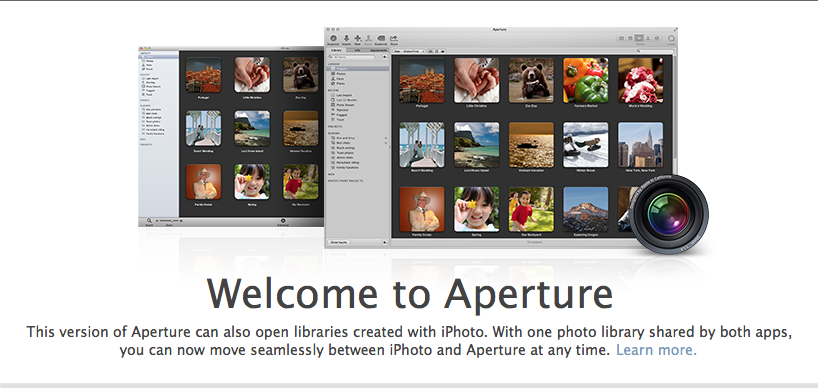 Aperture 3.3, integración total con iPhoto, AVCHD y más para la Aplicación fotográfica profesional de Apple