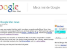 Google cierra su blog dedicado al Mac