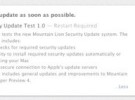 La versión para desarrolladores de Mountain Lion se actualiza con importantes mejoras de seguridad