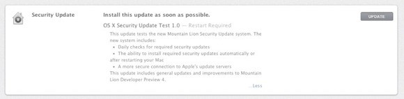 La versión para desarrolladores de Mountain Lion se actualiza con importantes mejoras de seguridad