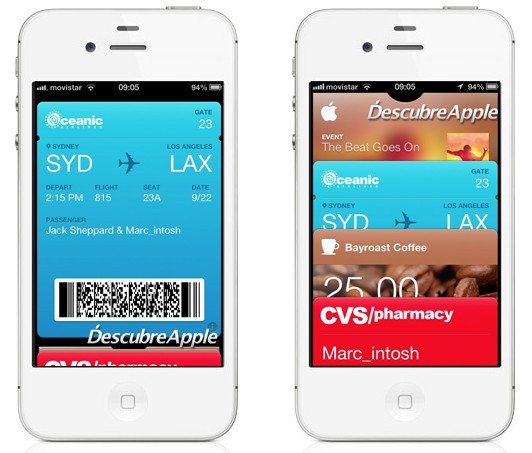 Empieza a usar Passbook en iOS 6