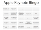 El Bingo de la Keynote, otra manera de seguir las presentaciones de la WWDC 2012
