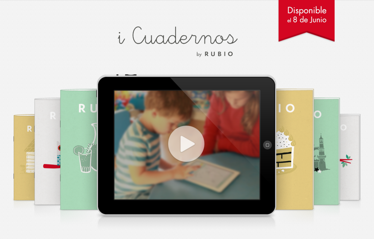 Los cuadernos Rubio se modernizan y llegan al iPad