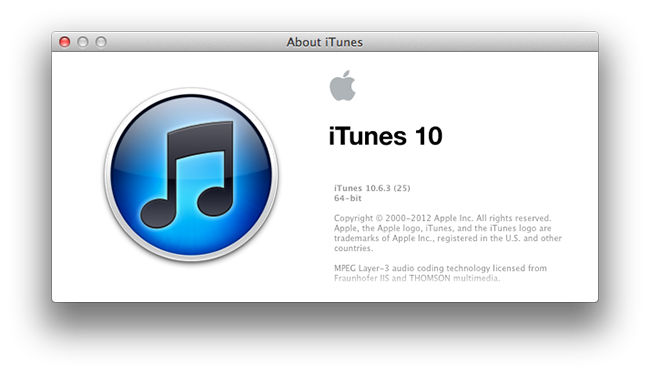 Ya está aquí iTunes 10.6.3