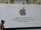 La Apple Store del Paseo de Gracia de Barcelona ya tiene muro