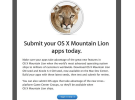 Apple ya pide a los desarrolladores aplicaciones compatibles con Mountain Lion
