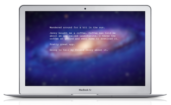 Launchwrite, una aplicación de notas simple