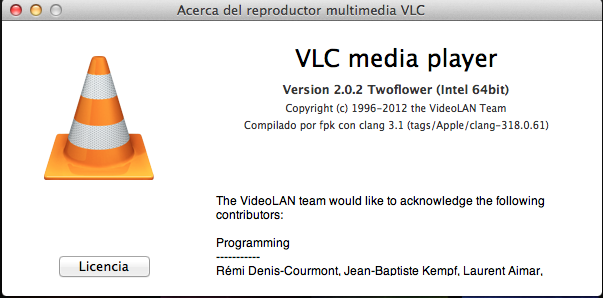 VLC Player actualizado