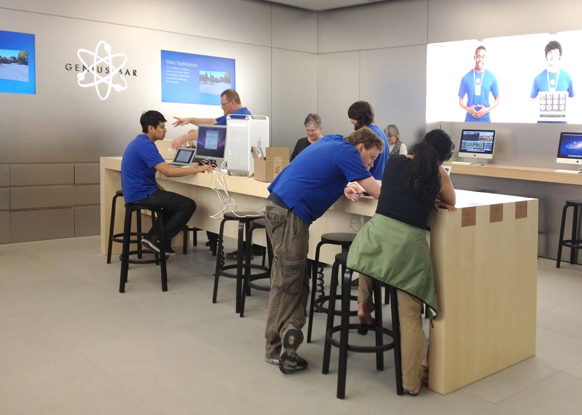 Apple rediseñará las Genius Bar de sus Apple Store para añadir capacidad