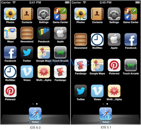 El simulador de iPhone de iOS 6 revela una nueva pantalla más larga