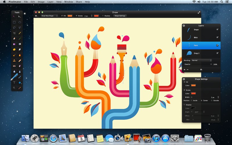 Pixelmator se actualiza para Mountain Lion, añadiendo compatibilidad con las pantallas Retina y soporte para iCloud