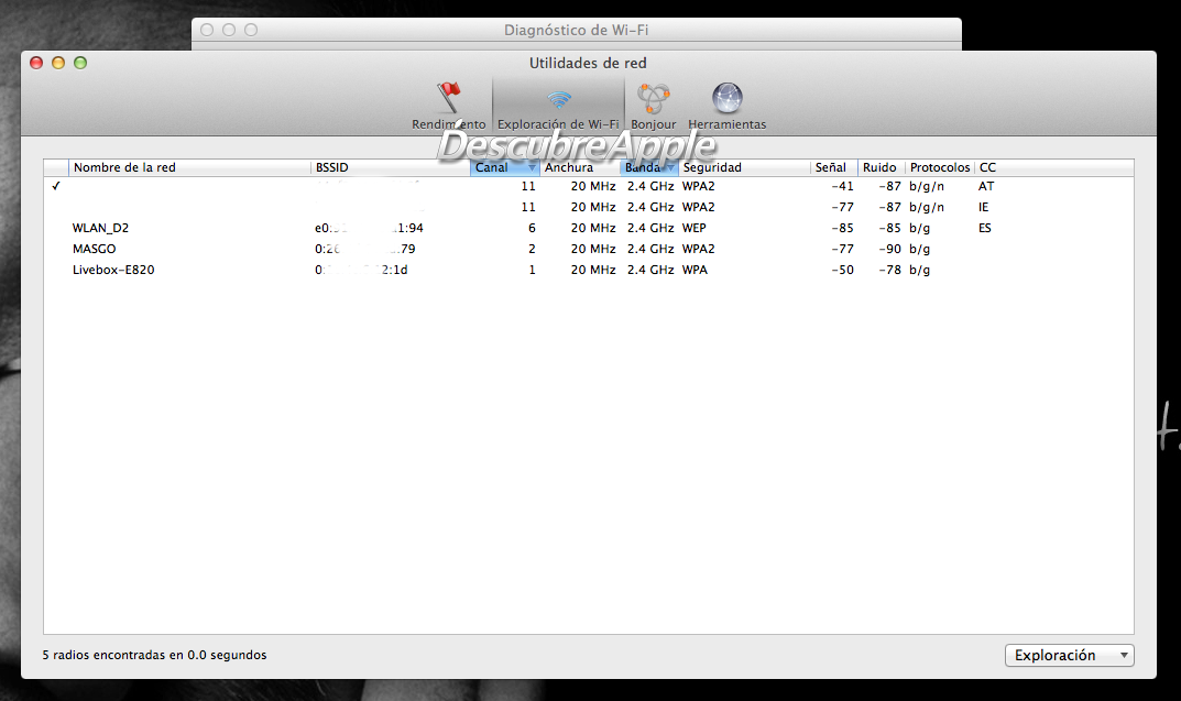 Utiliza la nueva (y escondida) utilidad de diagnóstico de Wi-Fi de Mountain Lion