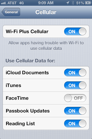 Wi-Fi Plus Cellular: la opción de iOS 6 para mantener la velocidad en una conexión lenta