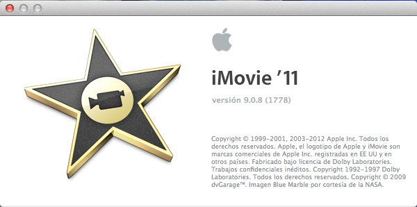 iMovie se actualiza