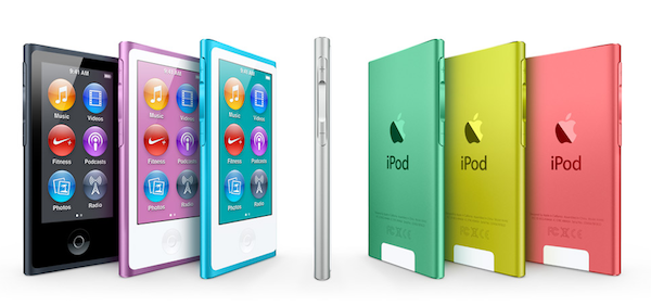 Nuevo iPod nano, ahora con pantalla más grande, botón de inicio, conector Lightning y Bluetooth