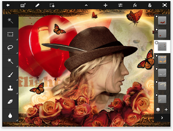 Photoshop Touch, ahora compatible con la pantalla Retina