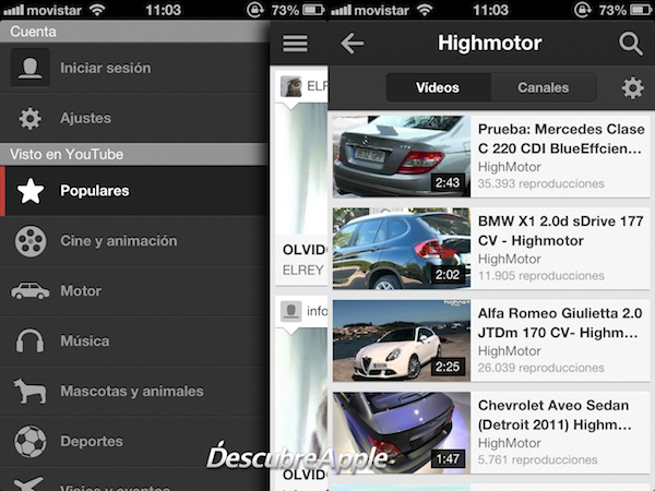 Google lanza la aplicación Youtube para iPhone
