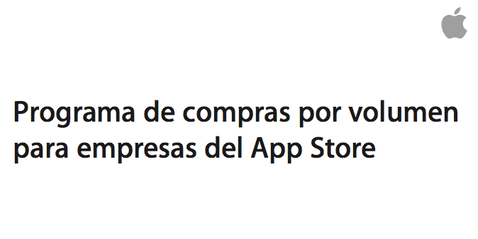 Apple estrena en España el programa de compras por volumen de apps para empresas y para educación