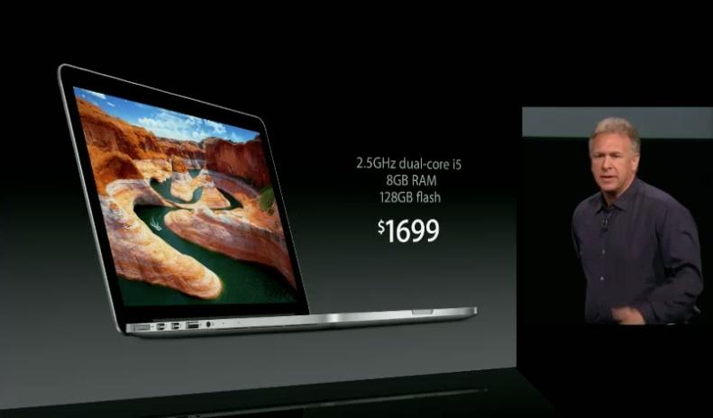 Apple presenta el MacBook Pro con pantalla Retina de 13 pulgadas