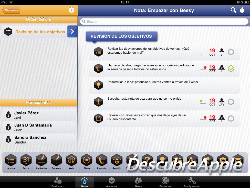 Análisis Beesy, gestiona tus proyectos desde esta App