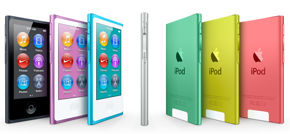 Apple actualiza el software para el iPod nano de 7ª generación