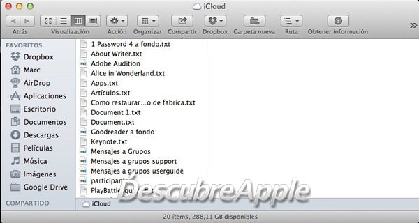 Accede a tus documentos de iCloud en el Mac con Plain Cloud