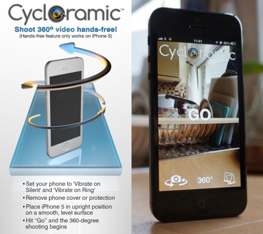 Cycloramic, o cómo poner el iPhone 5 a «bailar»