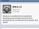 Apple lanza iOS 6.1.2 para solucionar un problema con los calendarios Exchange