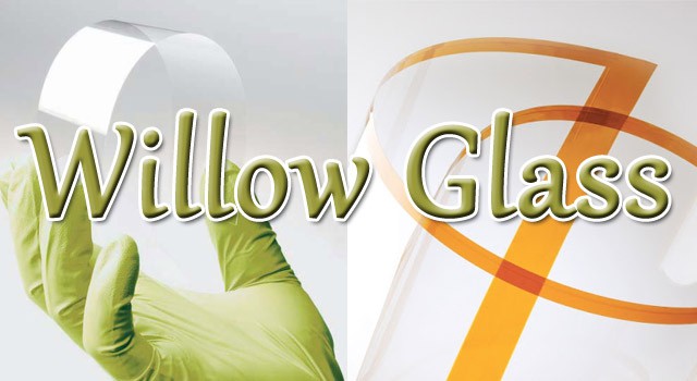 Willow Glass no aparecerá en productos de consumo hasta dentro de 3 años