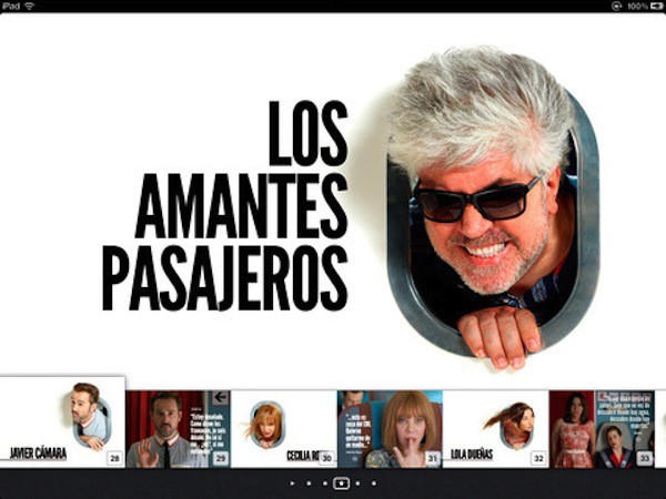 El libro de Los Amantes Pasajeros, la última de Almodóvar, gratis para tu iPad