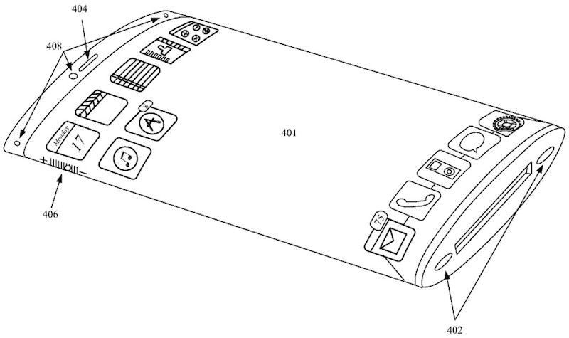 Nueva patente de Apple que apunta a cómo serían los diseños de los iPhone del futuro