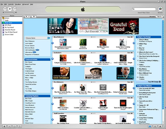 Una década de la tienda de iTunes