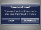 Apple añade la opción «Descargar Luego» a las compras en iTunes