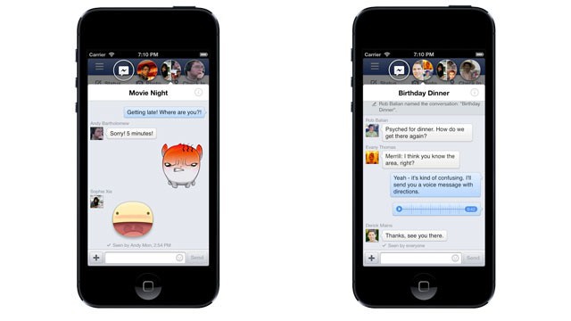 Facebook actualiza su aplicación para iOS con algunos elementos de Home