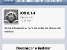 Apple lanza la actualización de iOS 6.1.4 sólo para iPhone 5
