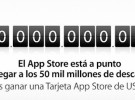 La App Store está a punto de llegar a los 50.000 millones de descargas
