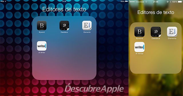 Cuatro editores de texto para iOS