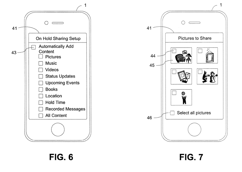 Apple obtiene una nueva patente que permite a los usuarios de iPhone compartir fotos y otros contenidos durante las llamadas en espera