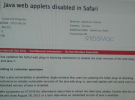 Apple bloquea de nuevo el plugin de Java en Safari por motivos de seguridad