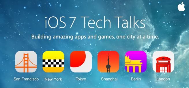 Apple anuncia las fechas para las Tech Talks de iOS 7