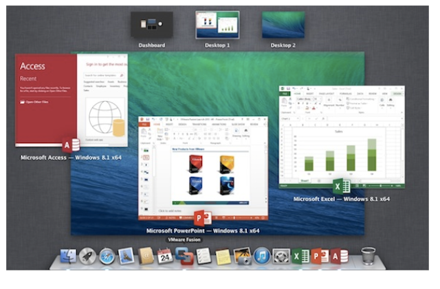 VMware Fusion 6 ofrece soporte optimizado para OS X Mavericks y Windows 8.1