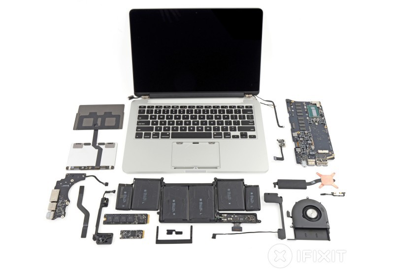 iFixit nos enseña las tripas de los nuevos MacBook Pro Retina