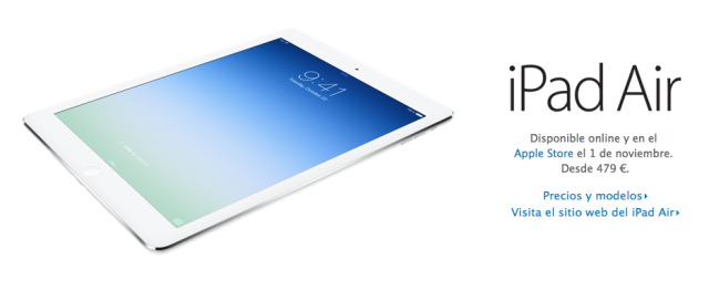 iPad Air venta