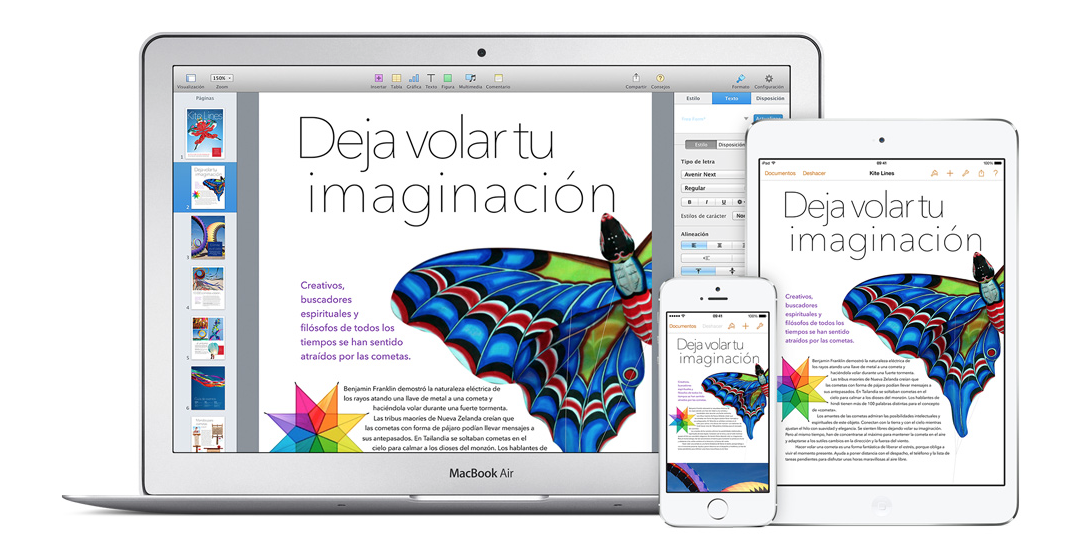 Nueva Suite iWork, una imperdonable desactualización para Apple