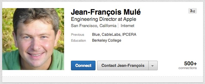 Jean-François Mulé es el nuevo director del departamento de  ingeniería de Apple