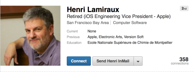Henri Lamiraux, uno de los máximos responsables de iOS, abandona Apple