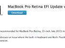 Ya está disponible la actualización que soluciona los problemas con el teclado de los nuevos MacBook Pro Retina de 13 pulgadas