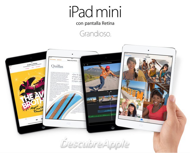 El iPad Mini con pantalla retina ya está disponible para su compra