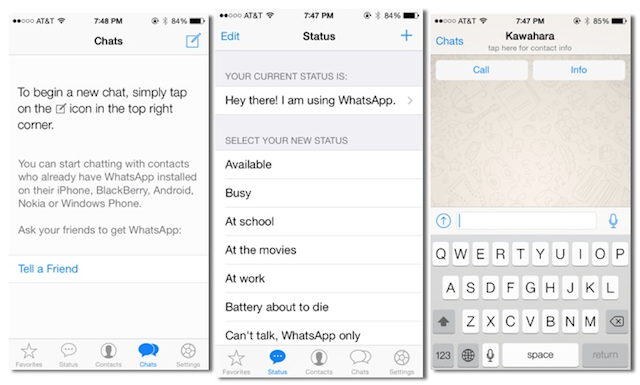 WhatsApp se actualiza para adaptarse mejor a iOS 7