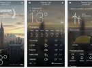 Yahoo Weather lleva su diseño ganador al iPad